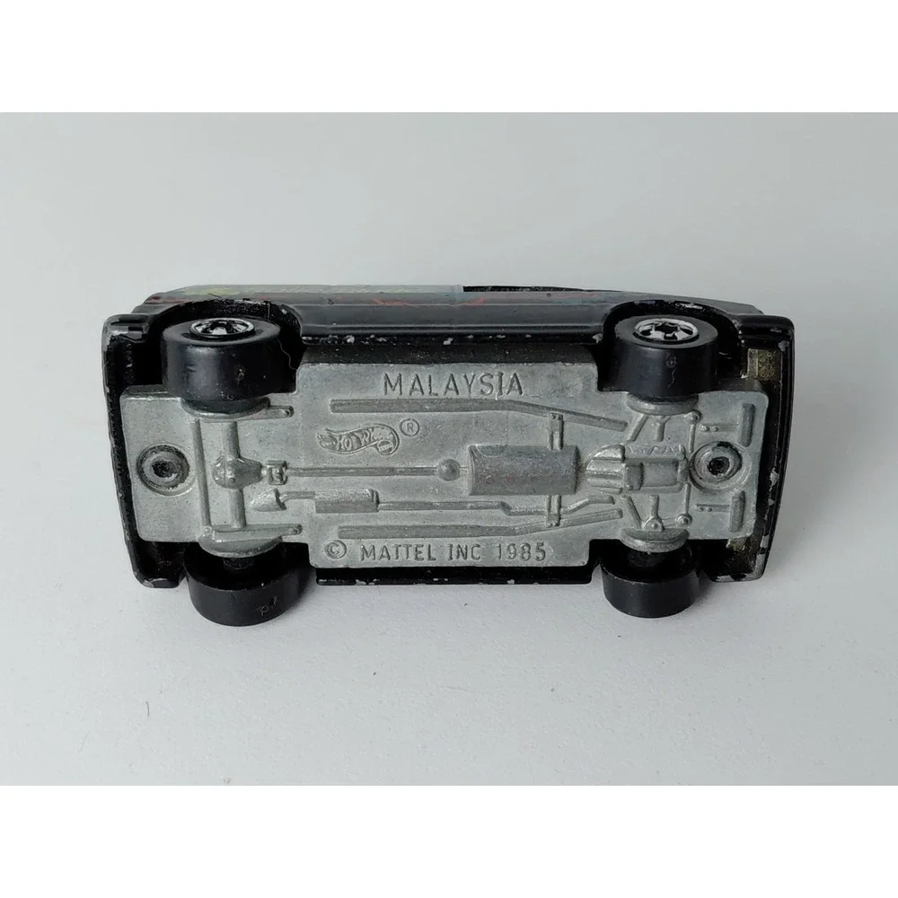Hot Wheels Ford Aerostar Van Rollerblade Chrome Windshield 1985‎ Black Malaysia